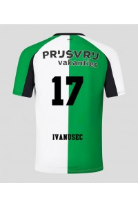 Feyenoord Luka Ivanusec #17 Voetbaltruitje 3e tenue 2024-25 Korte Mouw